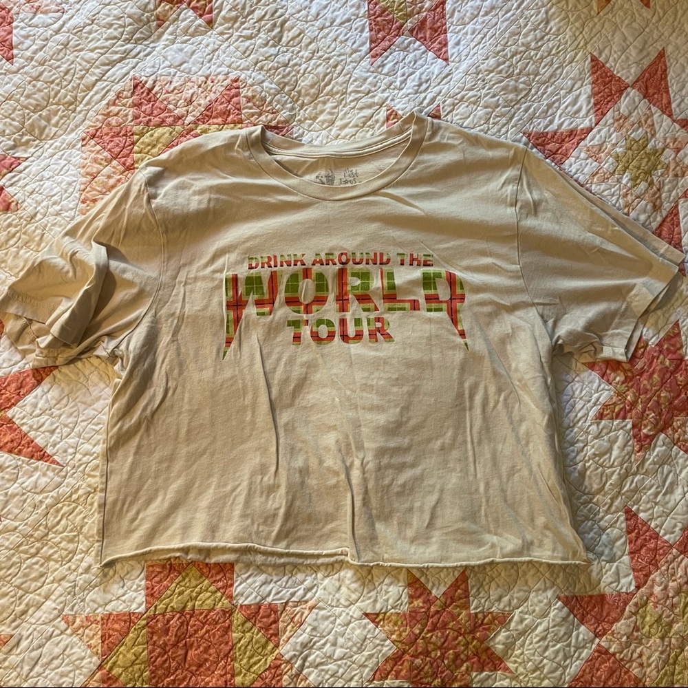 Lost Bros Drink Around The World Disney Epcot Crop in XL